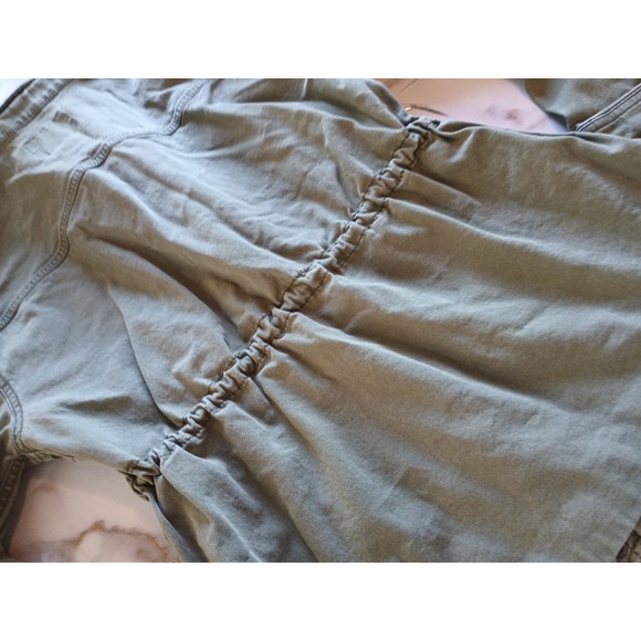 Old Navy Women's Green Cargo Jacket Military Style Size XS Lightweight Utility - Picture 16 of 16